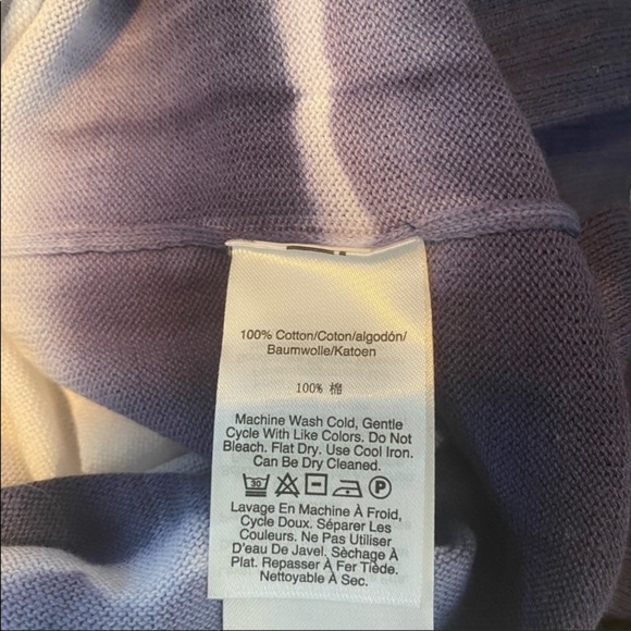 Dkny Tie Dye Lightweight Dolman Sweater - Picture 8 of 11